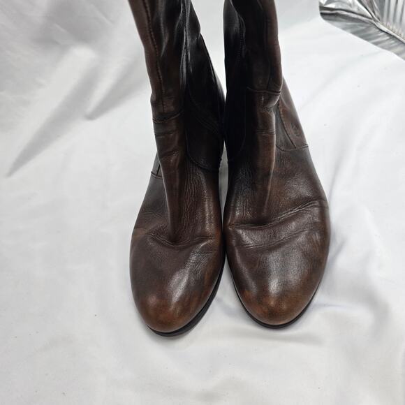 Born Sage Riding Knee High Studded Button Boots Equestrian Leather Size 8 - Picture 5 of 8